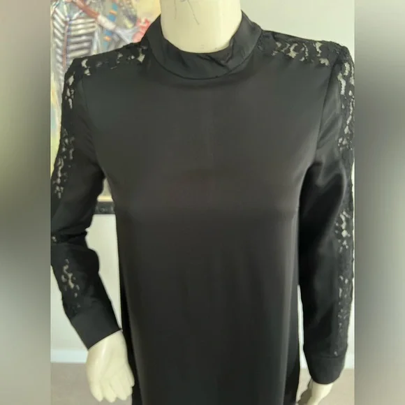 BCBGMAXAZRIA Black Long Sleeve Dress – Size XS - Picture 10 of 15